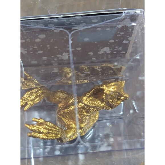 NEW Wild Eye Designs Raptor Wine Stopper Gold Dinosaur Velociraptor Figurine - Picture 7 of 8